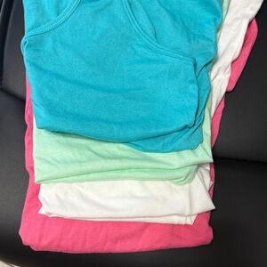 Next Level Apparel Women's Tank Tops - Teal, Light Green, White, Pink